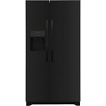 Frigidaire Frigidaire FRSS2623AB 36 in. 25.6 cu. ft. Side by Side Refrigerator in Black, Standard Depth
