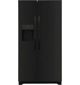 FRIGIDAIRE FRSS2623AB 36 in. 25.6 cu. ft. Side by Side Refrigerator in Black, Standard Depth