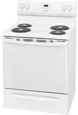 FRIGIDAIRE FCRC3005AW Frigidaire  30-in 4 Elements 5.3-cu ft Freestanding Electric Range (White)