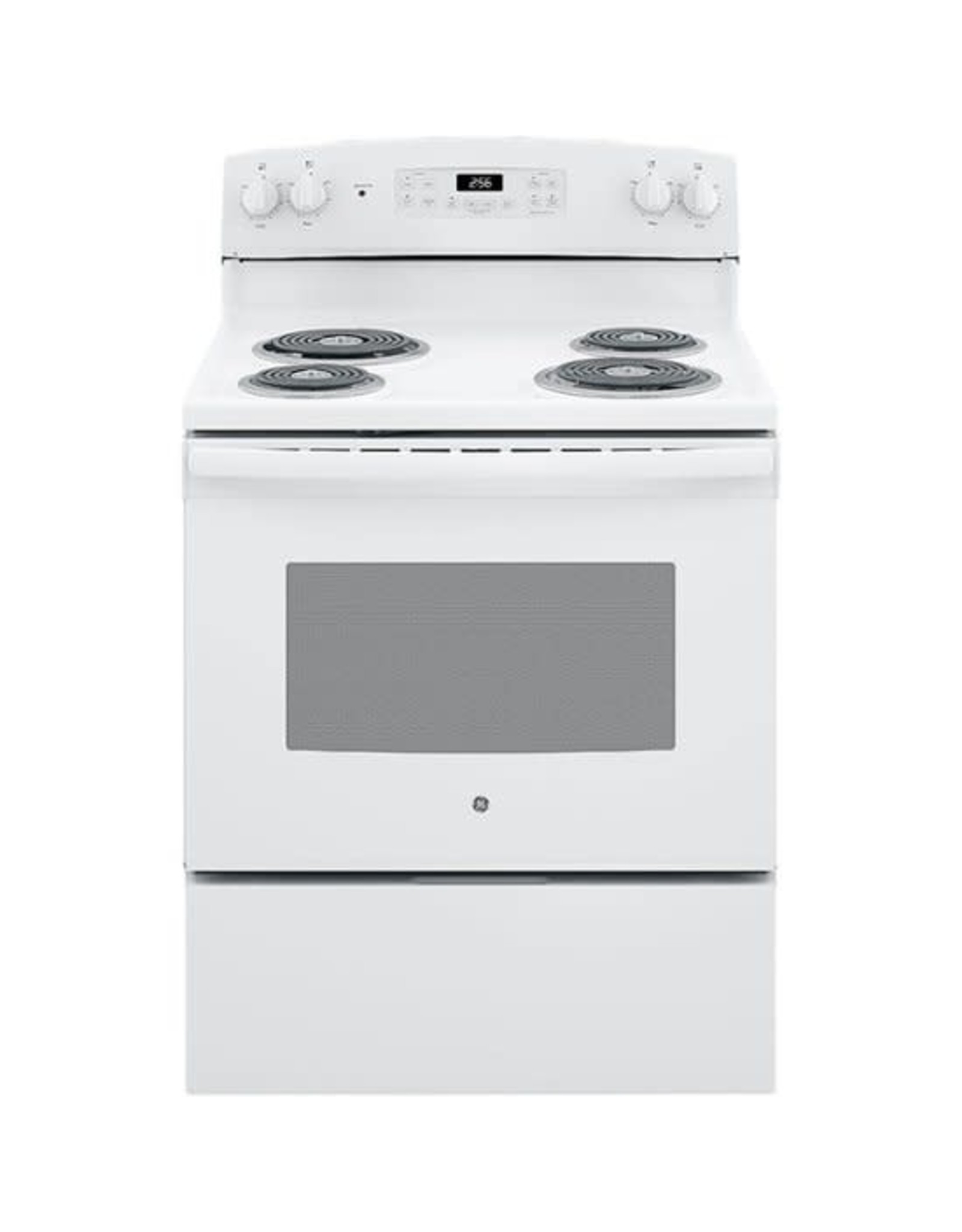 GE GE 30 in. 5.0 cu. ft. Electric Range with Self-Cleaning Oven in White