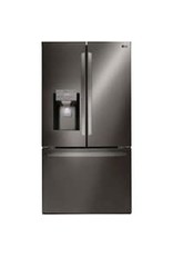 LG Electronics 22 cu. ft. French Door Smart Refrigerator with Wi-Fi Enabled in Black Stainless Steel, Counter Depth