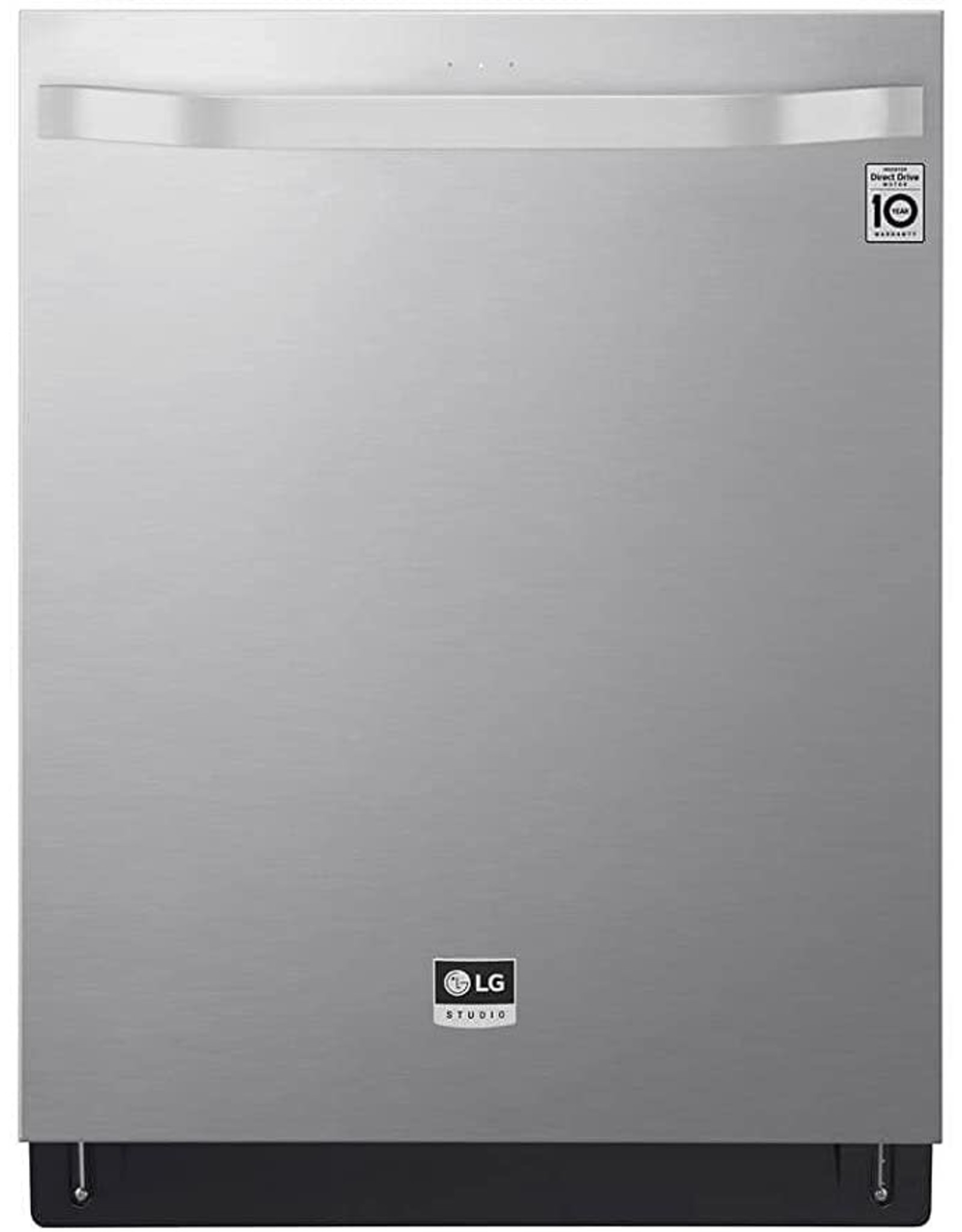 lg LSDT9908SS 24 in. Printproof Stainless Steel Top Control Built-In Dishwasher with Stainless Steel Tub, QuadWash, TrueSteam, 40 dBA