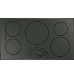 GE Cafe' CHP95362MS 36 in. Smart Induction Cooktop in Stainless Steel with 5 elements including Sync-Burners