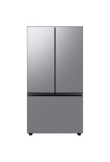 SAMSUNG BACK DENT RF24BB6600QLAA  Bespoke 3-Door French Door Refrigerator (24 cu. ft.) with Beverage Center™ in Stainless Steel
