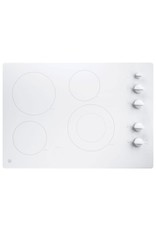 GE JP3530TJWW  GE - 30" Built-In Electric Cooktop - White on white