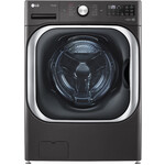 LG #*WM8900HBA  5.2 cu.ft. Mega Capacity Front Load Washer with TurboWash, Steam and Wi-Fi, AIDD in Black Steel