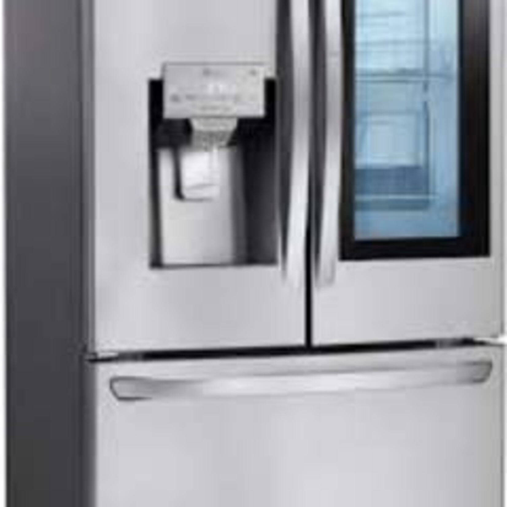 LG Electronics #LFXS28596S LG 28 cu. ft. 3 Door French Door Smart Refrigerator with InstaView Door-in-Door in PrintProof Stainless Steel