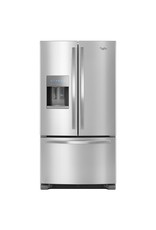WHIRLPOOL ( 25 cu. ft. 00124French Door Refrigerator in Fingerprint-Resistant Stainless Steel