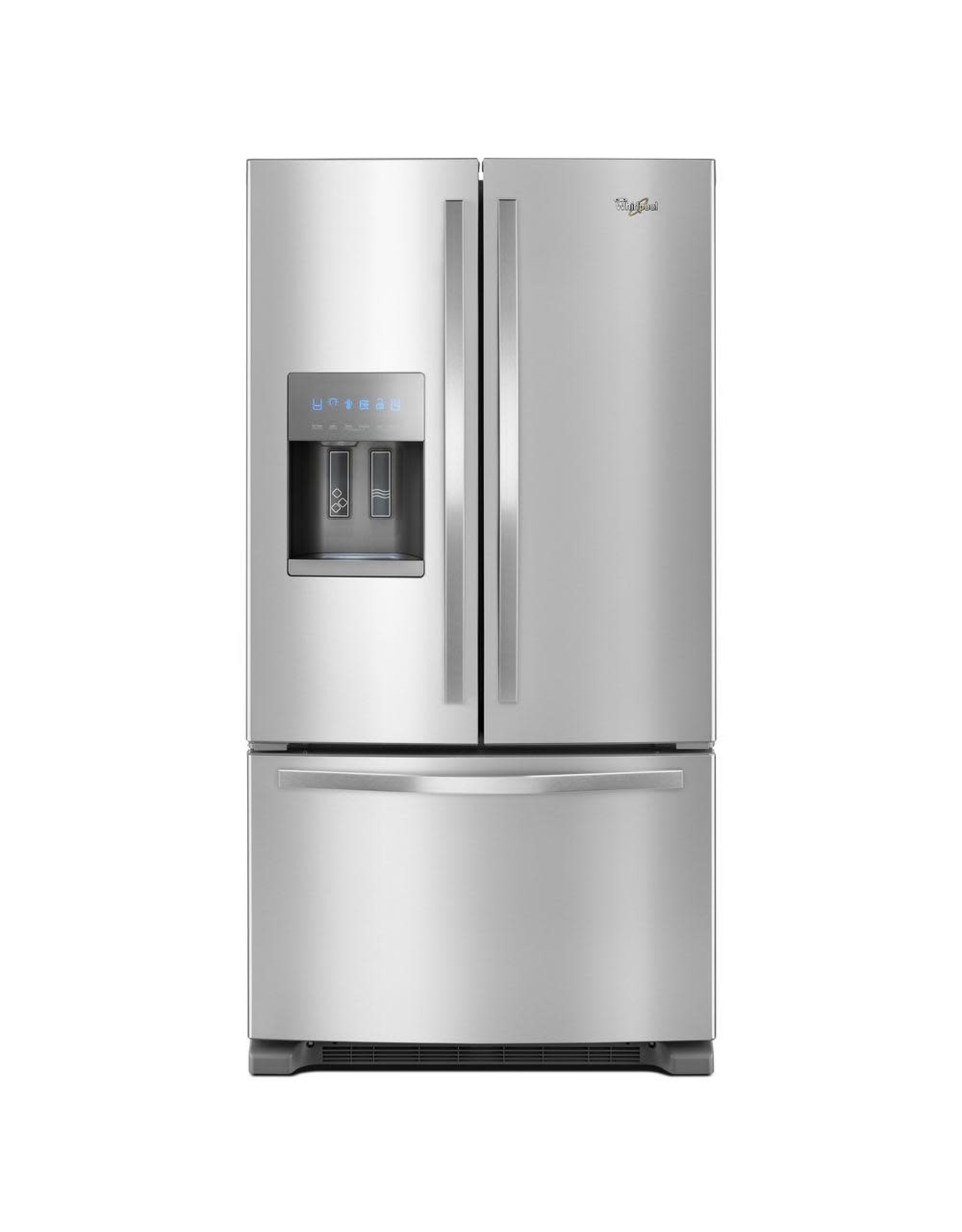 WHIRLPOOL ( 25 cu. ft. 00124French Door Refrigerator in Fingerprint-Resistant Stainless Steel