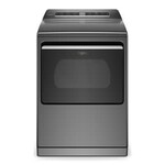 Whirlpool #*WED8127LC Whirlpool - 7.4 Cu. Ft. Smart Electric Dryer with Steam and Advanced Moisture Sensing - Chrome shadow