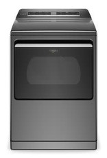 WHIRLPOOL WED8127LC Whirlpool - 7.4 Cu. Ft. Smart Electric Dryer with Steam and Advanced Moisture Sensing - Chrome shadow