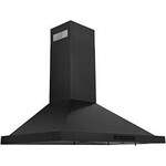 #KB-36-S32 ZLINE Convertible Vent Wall Mount Range Hood in Black Stainless Steel with Crown Molding (BSKBNCRN)