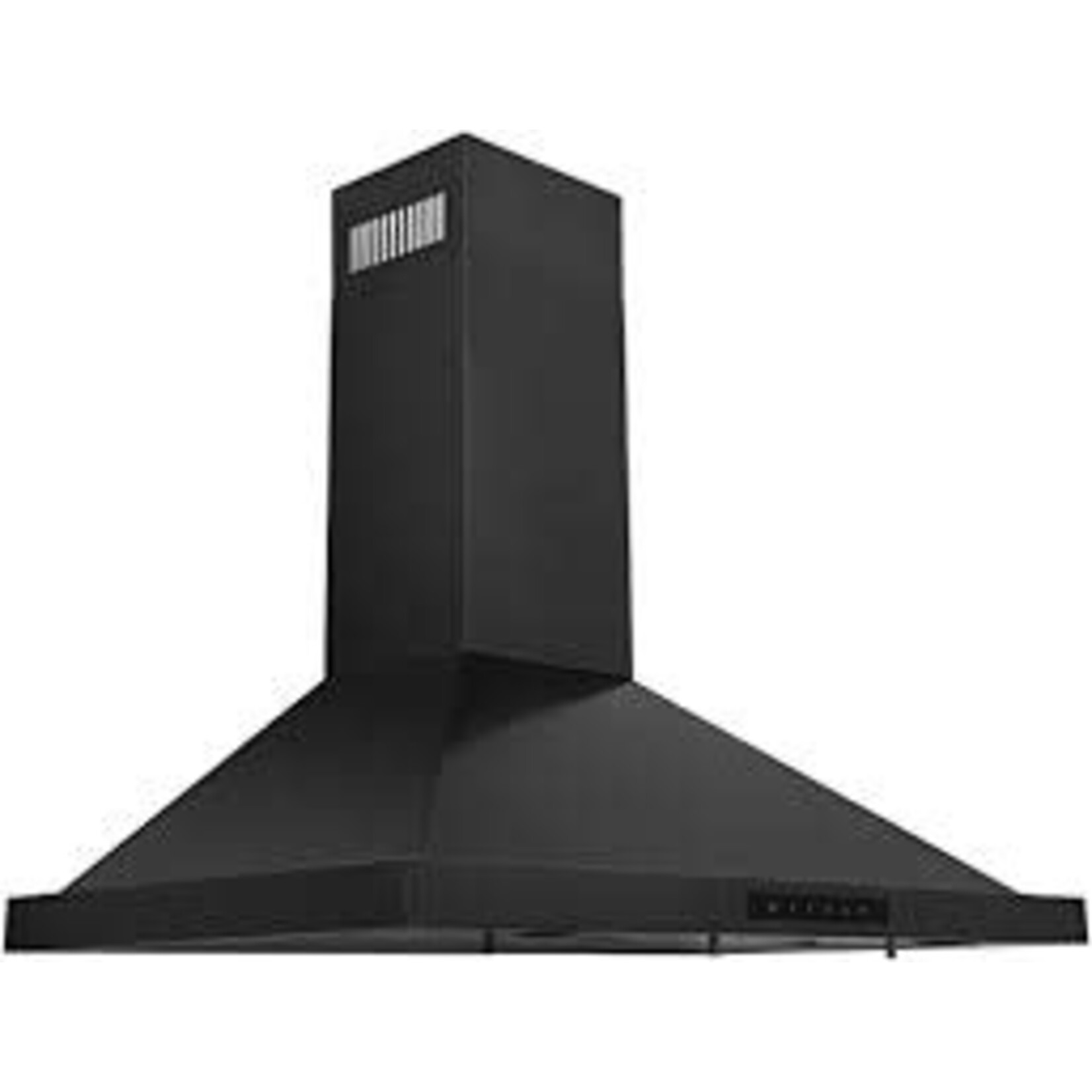 #KB-36-S32 ZLINE Convertible Vent Wall Mount Range Hood in Black Stainless Steel with Crown Molding (BSKBNCRN)