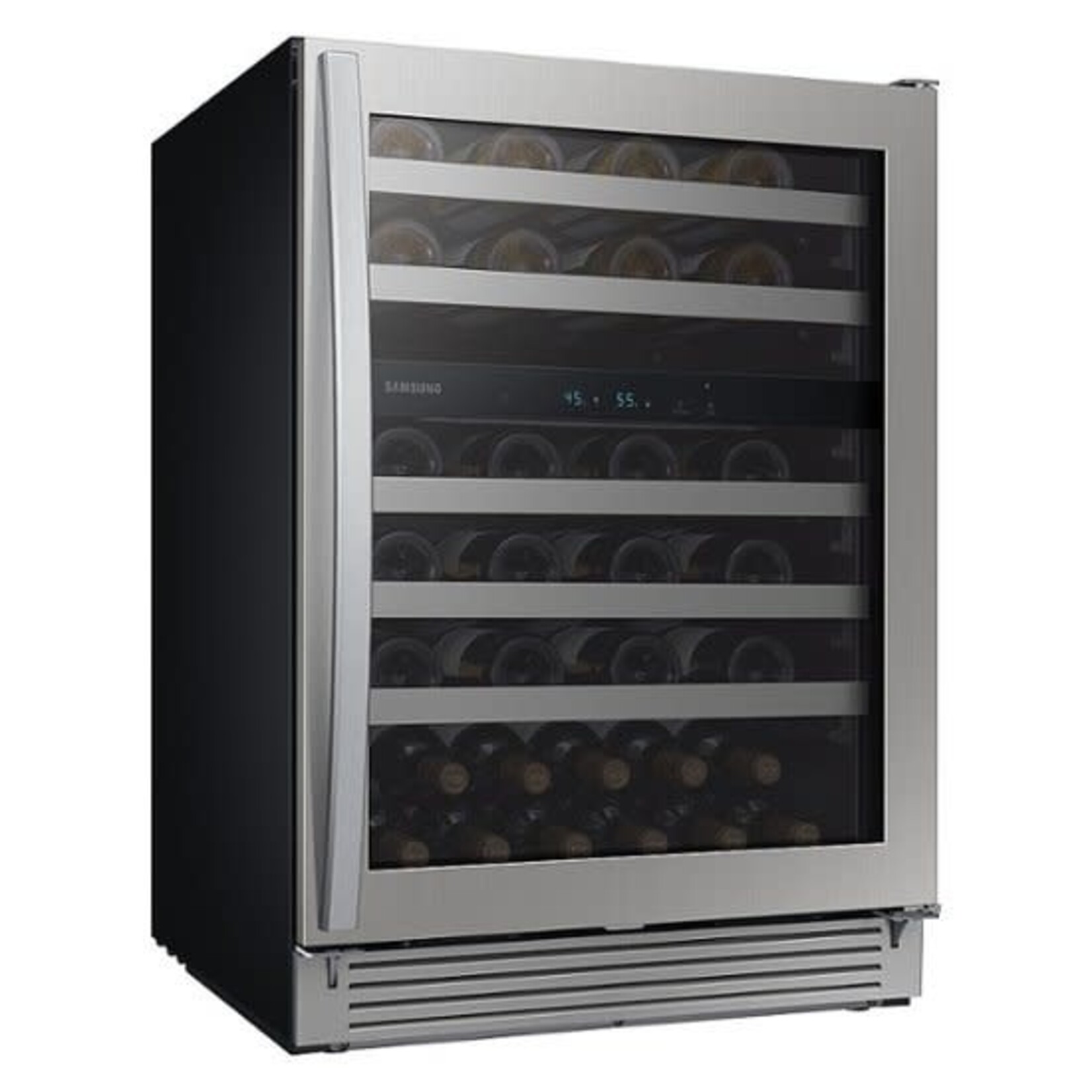 SAMSUNG #*RW51TS338SR Samsung - 51-Bottle Capacity Wine Cooler - Stainless steel
