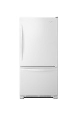 WRB322DMBW 22 cu. ft. Bottom Freezer Refrigerator in White with SPILL GUARD Glass Shelves