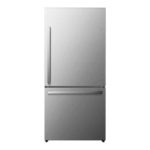 Hisense (Dent)HRB171N6ASE  Hisense HRB171N6ASE 17.2-cu ft Counter-Depth Bottom-Freezer Refrigerator in Stainless Steel