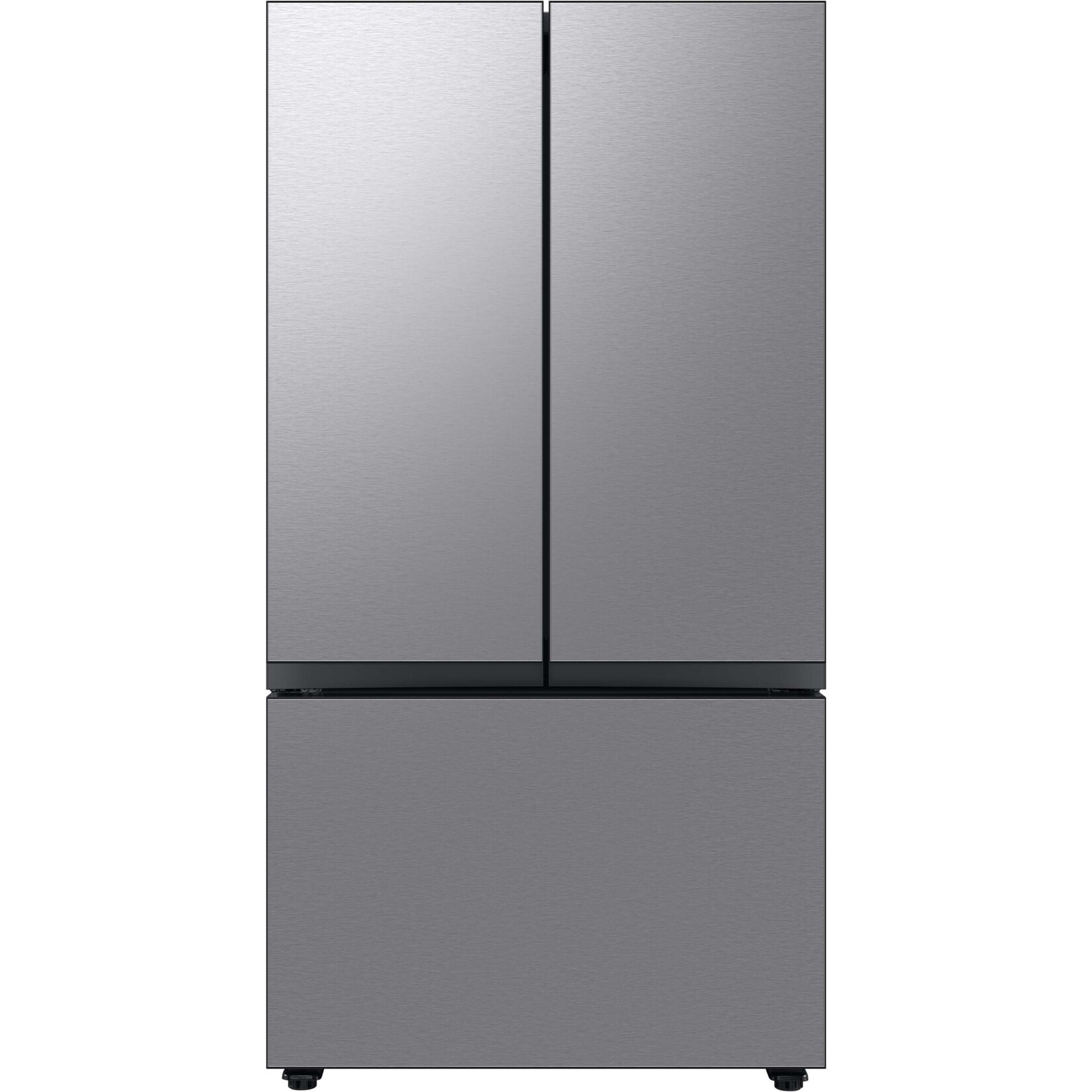 SAMSUNG #*RF30BB6200QL  Bespoke 30 cu. ft. 3-Door French Door Smart Refrigerator with Autofill Water Pitcher in Stainless Steel, Standard Depth