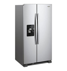 WHIRLPOOL WRS555SIHZ  WHR No Frost Side - Free Standing Refr Frez - 25 CU FT, 36 INCH WIDTH, LED LIGHTING, D