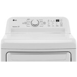 LG #DLE7000W - LG 7.3 Cu. Ft. Vented Electric Dryer in White with Sensor Dry