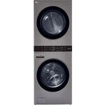 LG *WKG101HVA 27 in. Graphite Steel WashTower Laundry Center with 4.5 cu. ft. Front Load Washer and 7.4 cu. ft.
