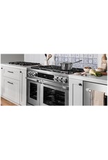 Dacor professional HDPR48S/NG Dacor - Professional 5.2 Cu. Ft. Natural Gas only Self-Cleaning Freestanding Double Oven Dual Fuel Convection Range, Natural Gas - Silver stainless steel