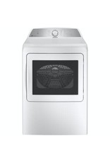 GE PTD60EBSRWS 7.4 cu. ft. Smart White Electric Dryer with Sanitize Cycle and Sensor Dry, ENERGY STAR