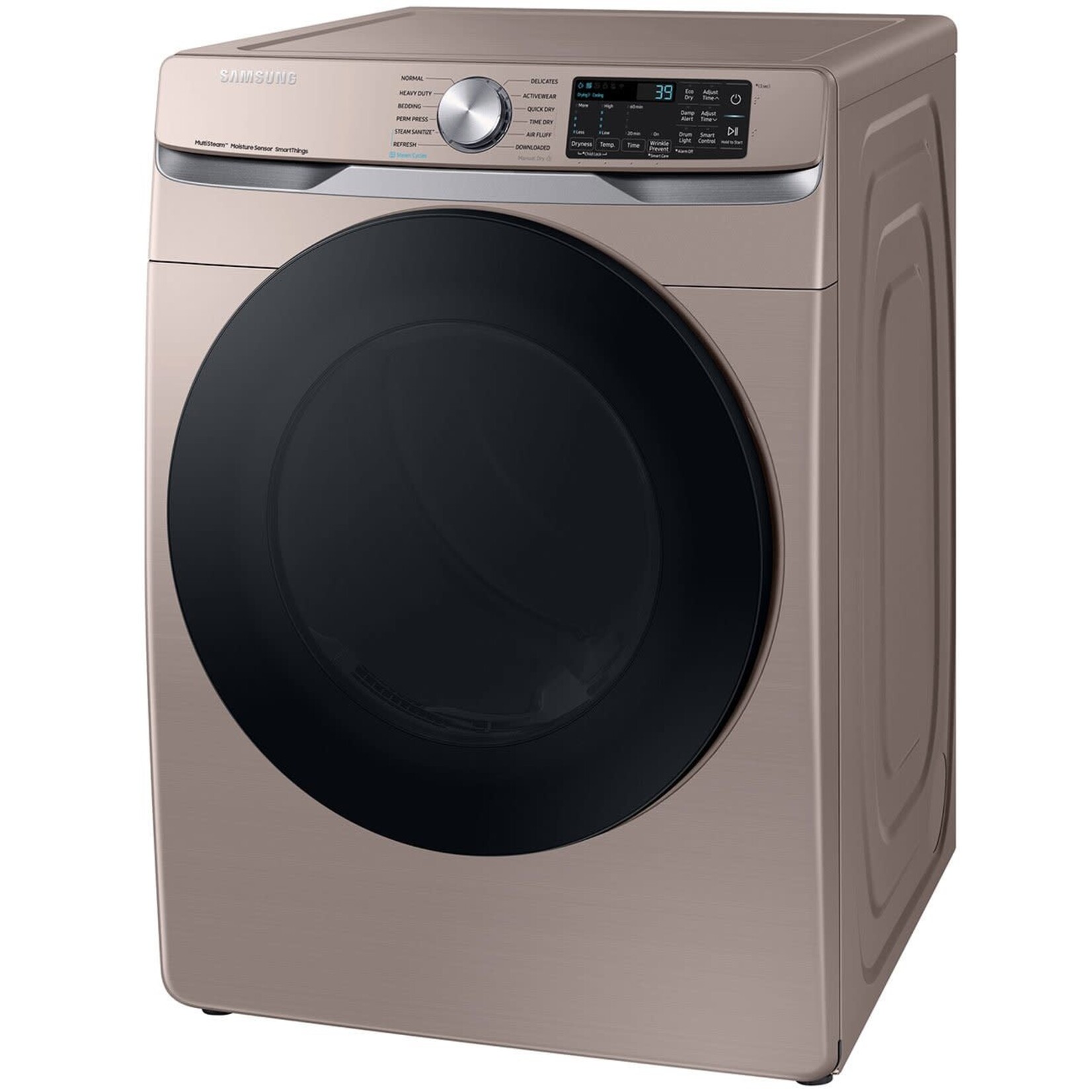 SAMSUNG Copy of DVE45B6300C 27 Inch Electric Smart Dryer with 7.5 Cu.Ft. Capacity, Steam Sanitize+, Sensor Dry, Wi-Fi Connectivity, 21 Dry Cycles, 10 Dry Options, 5 Temperature Settings, Interior Drum Light, Reversible Door, Lint Filter Indicator, 4 Way Venting,