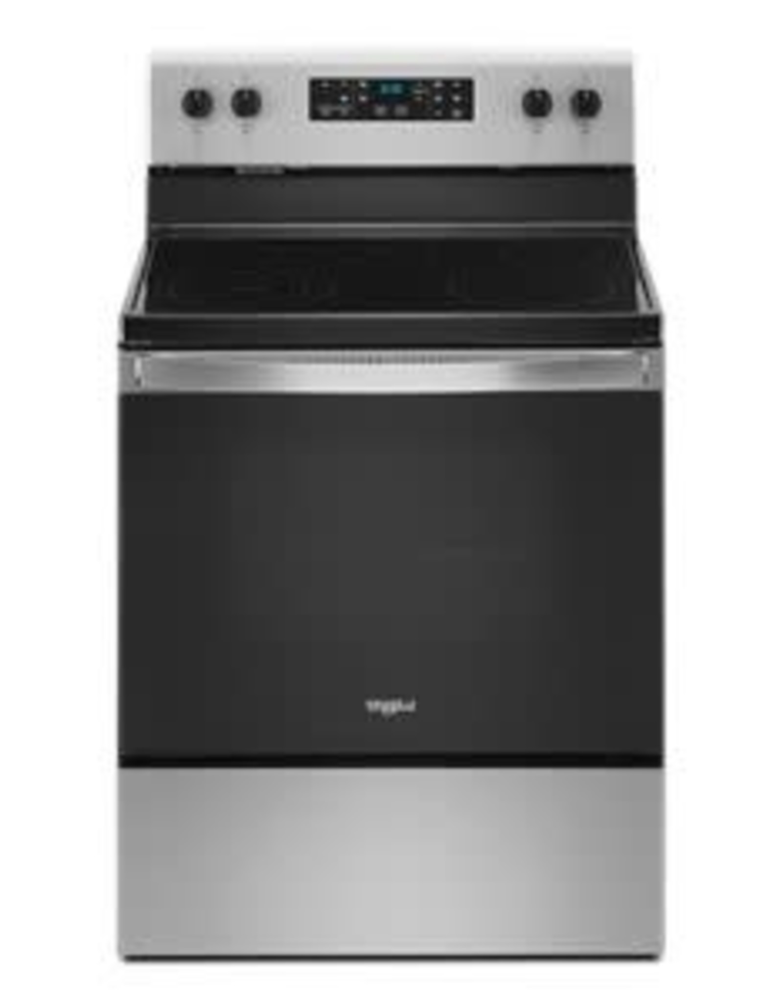 WHIRLPOOL wfe505w0jz 30 in. 5.3 cu. ft. Electric Range with 5-Elements and Frozen Bake Technology in Stainless Steel