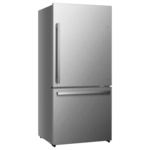 Hisense HRB171N6ASE  Hisense HRB171N6ASE 17.2-cu ft Counter-Depth Bottom-Freezer Refrigerator in Stainless Steel