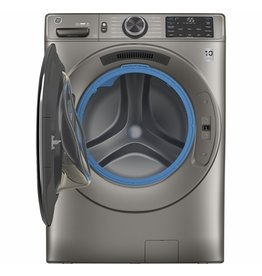 GE GFW650SPNSN GE 4.8 cu. ft. Satin Nickel Front Load Washing Machine with OdorBlock UltraFresh Vent System with Sanitize and Allergen