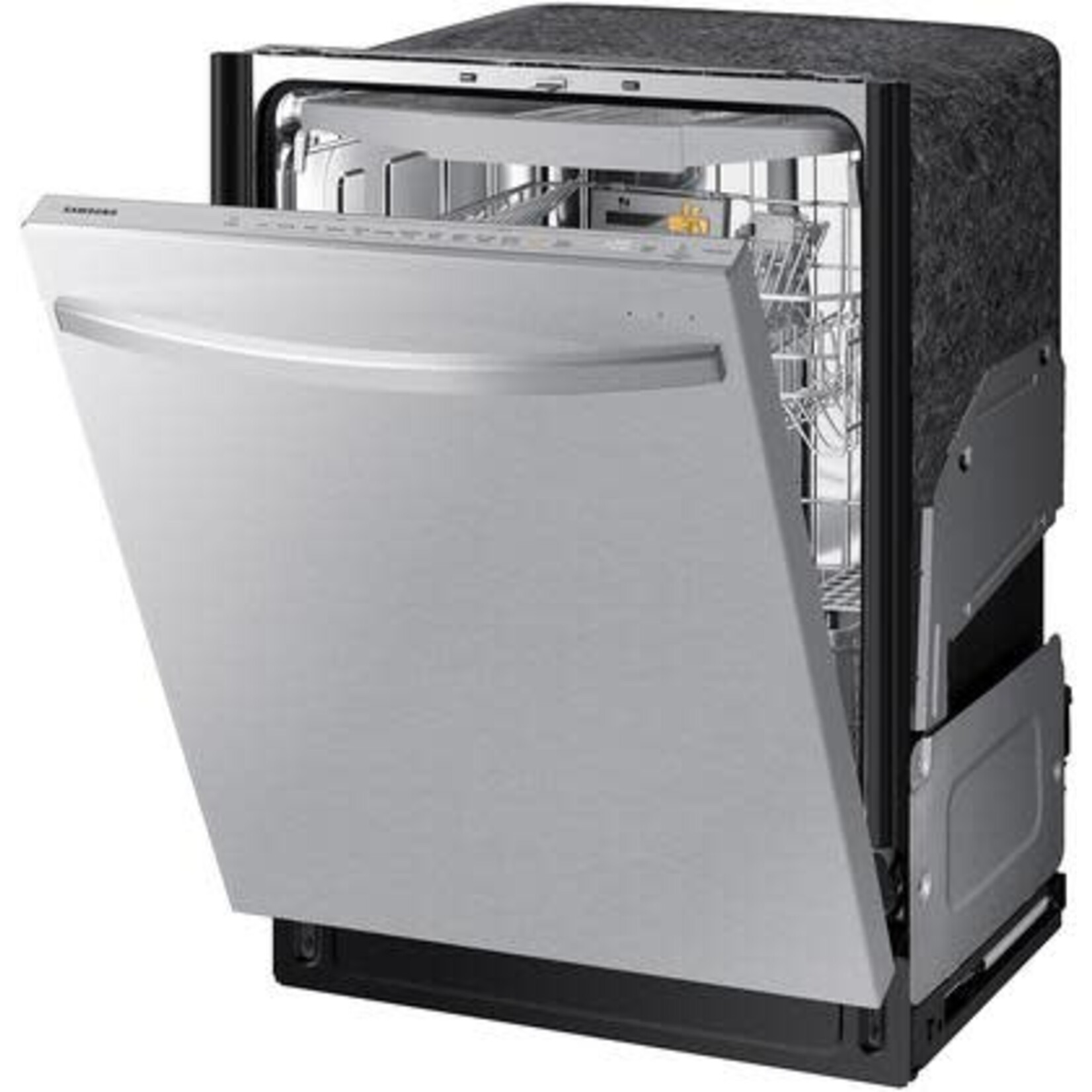 SAMSUNG DW80B7071US 24 in. Fingerprint Resistant Stainless Steel Top Control Smart Tall Tub Dishwasher with AutoRelease, 3rd Rack, 42dBA