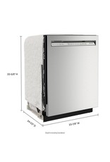 KDFE204KPS  24 in. PrintShield Stainless Steel Front Control Tall Tub Dishwasher with Stainless Steel Tub, 39 DBA