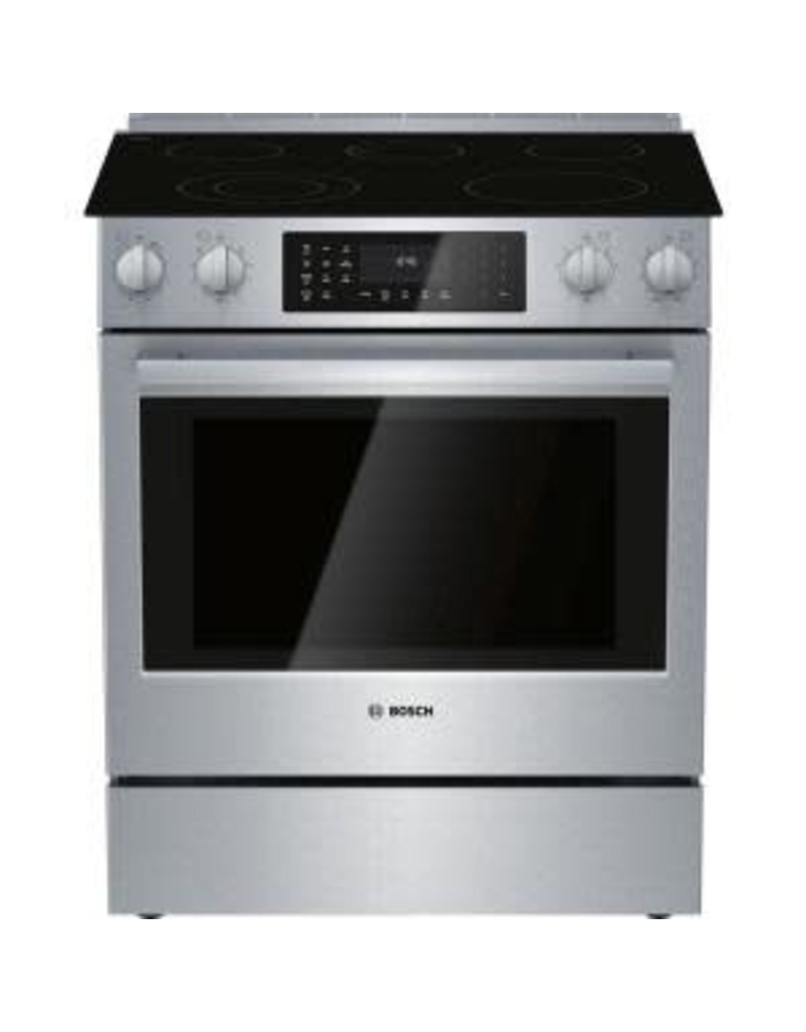 BOSCH HEI8056UV Bosch  800 Series 30-in Smooth Surface 5 Elements 4.6-cu ft Self-Cleaning Convection Oven Slide-in Electric Range (Stainless Steel)