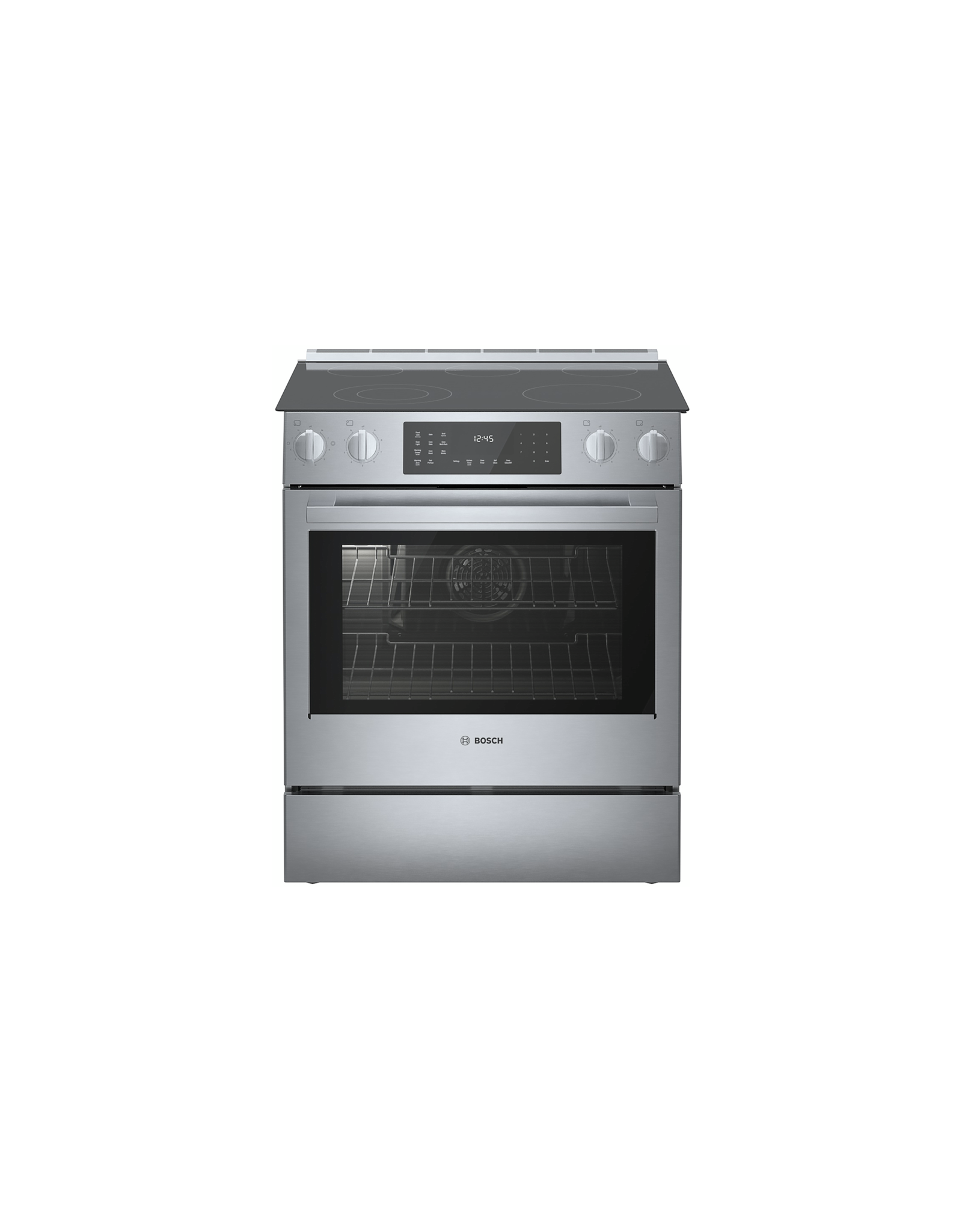 BOSCH HEI8056UV Bosch  800 Series 30-in Smooth Surface 5 Elements 4.6-cu ft Self-Cleaning Convection Oven Slide-in Electric Range (Stainless Steel)