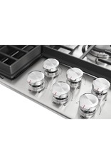 KCGD506GSS 36 in. Gas Downdraft Cooktop in Stainless Steel with 5 Burners