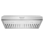 KitchenAid #KVUC606KSS 36 in. 585 CFM Motor Class Commercial-Style Under-Cabinet Range Hood System with light in Stainless Steel