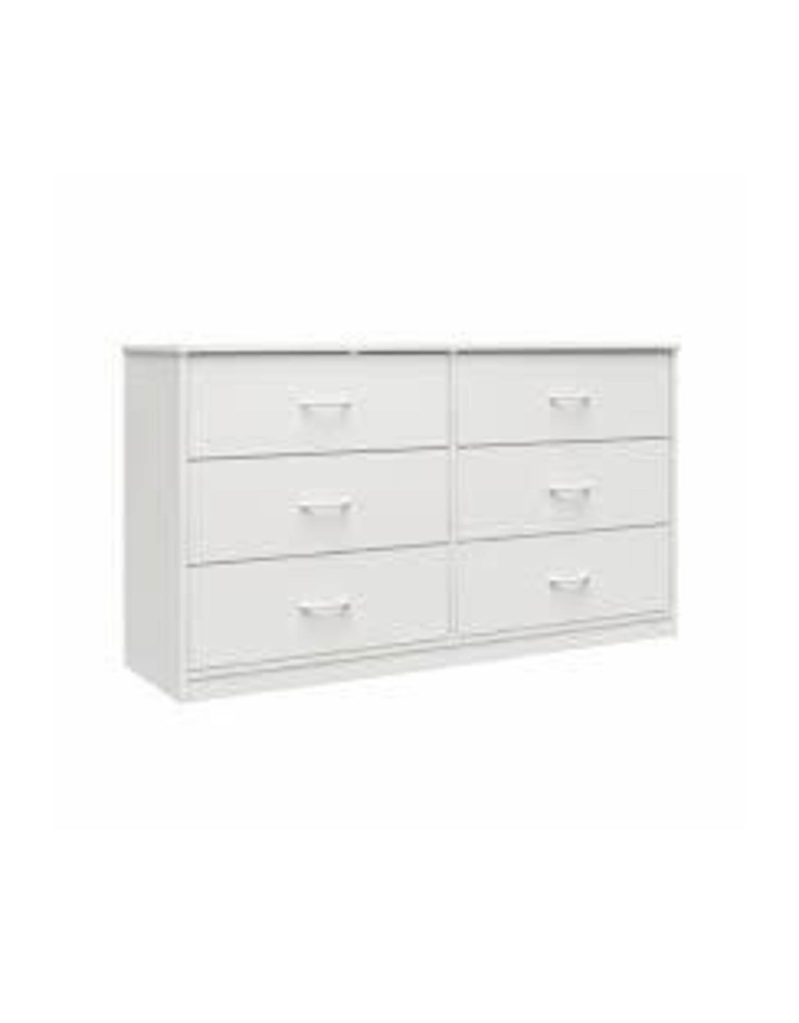 Mainstays Classic 6 Drawer Dresser, White