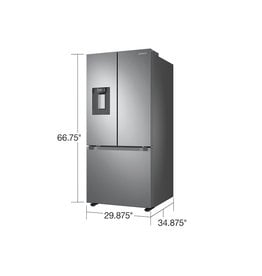SAMSUNG RF22A4221SR  22-cu ft French Door Refrigerator with Ice Maker (Fingerprint Resistant Stainless Steel) ENERGY STAR