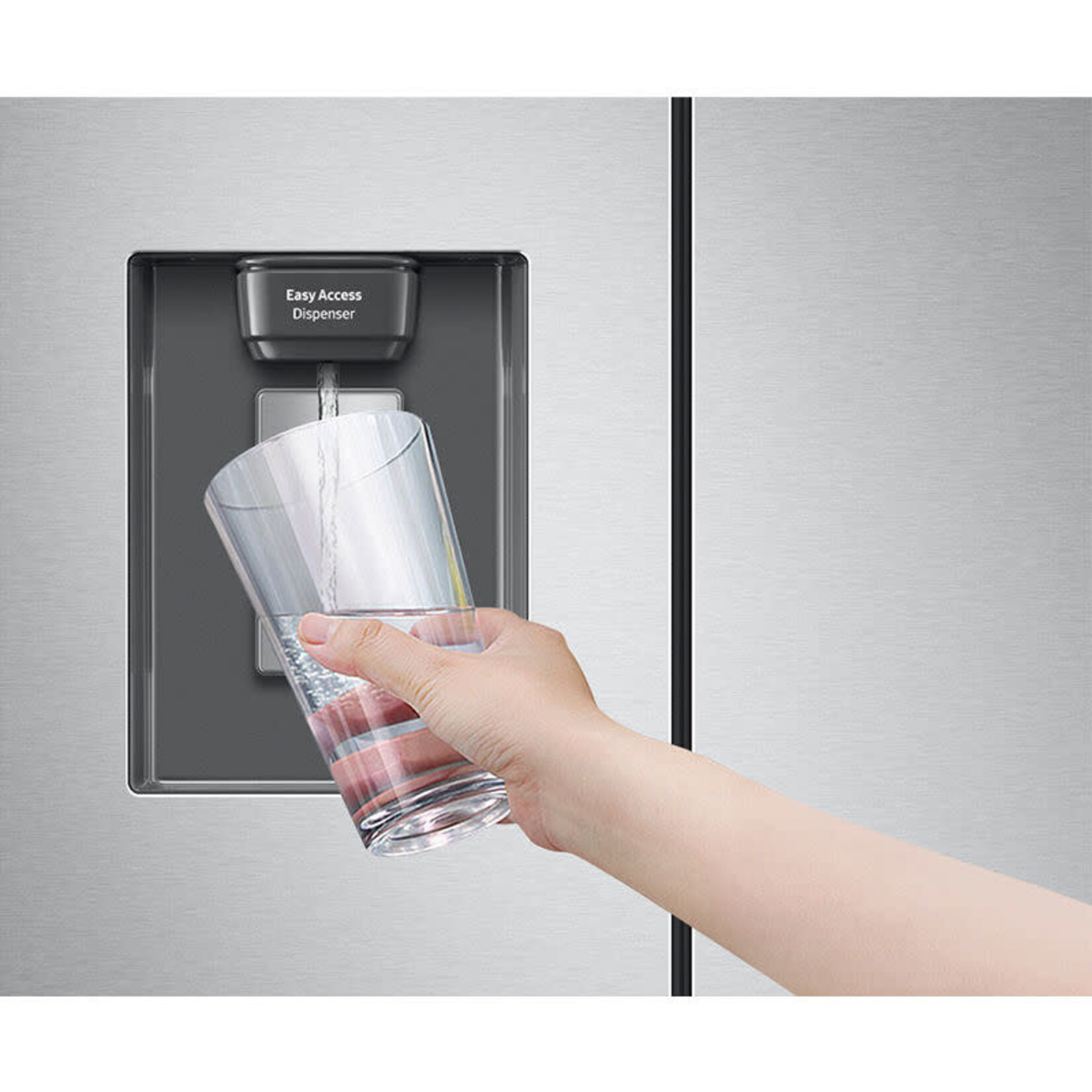 SAMSUNG #*RF22A4221SR  22-cu ft French Door Refrigerator with Ice Maker (Fingerprint Resistant Stainless Steel) ENERGY STAR