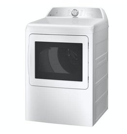GE PROFILE PTD60GBSRWS 7.4 cu. ft. Smart White Gas Dryer with Sanitize Cycle and Sensor Dry, ENERGY STAR
