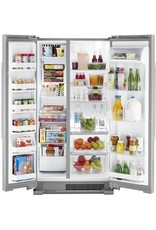 MAYTAG MSS25N4MKZ 36 in. 25 cu. ft. Side by Side Refrigerator in Fingerprint Resistant Stainless Steel