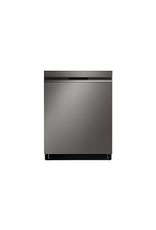 LG Electronics LDP6810BD 24 in. PrintProof Black Stainless Steel Top Control Built-In Smart Dishwasher with TrueSteam & QuadWash, 44 dBA