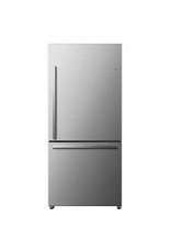 HISENSE HRB208N6BSE Hisense  20.9-cu ft Bottom-Freezer Refrigerator with Ice Maker (Stainless Steel) ENERGY STAR