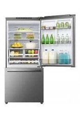 HISENSE HRB208N6BSE Hisense  20.9-cu ft Bottom-Freezer Refrigerator with Ice Maker (Stainless Steel) ENERGY STAR