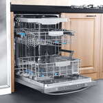 Midea #*MDT24H3AST Midea 24-in Top Control Built-In Dishwasher With Third Rack (Stainless Steel) ENERGY STAR, 45-dBA Very Quiet Sound Level