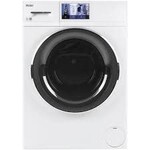 Haier Appliances *QFW150SSNWW V2.4 cu. ft. Smart High-Efficiency Stackable White Front Load Washing Machine with Steam, ENERGY STAR