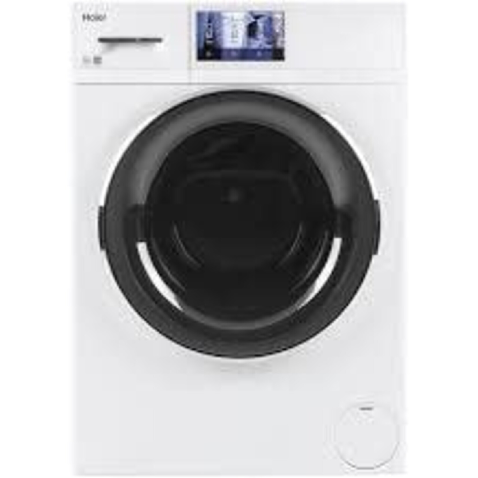 Haier Appliances *QFW150SSNWW V2.4 cu. ft. Smart High-Efficiency Stackable White Front Load Washing Machine with Steam, ENERGY STAR