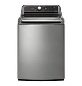 LG Electronics WT7400CV 5.5 cu. ft. Large Capacity Smart Top Load Washer with Impeller, NeveRust Drum, TurboWash3D in Graphite Steel