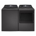 GE PTD70GBPTODG Profile 7.4 cu. ft. GAS Dryer in Diamond Gray with Steam, Sanitize Cycle and Sensor Dry, ENERGY STAR