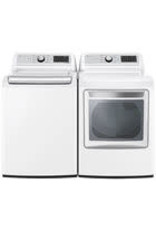 lg DLE7900WE 7.3 cu. ft. Ultra Large Capacity Smart wi-fi Enabled Rear Control Electric Dryer with TurboSteam™